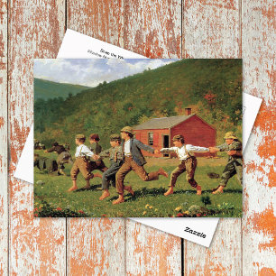 Snap the Whip Winslow Homer Postcard