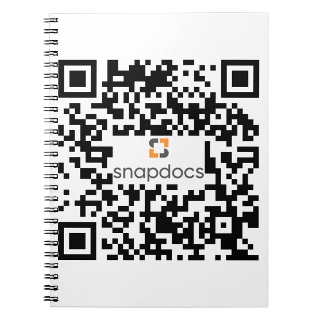 snapdocs qr-code notebook (Front)