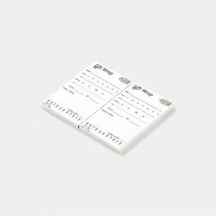 Snapdoodle Holiday Gift Wrapping Post It Tags Post-it Notes