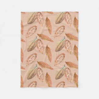 Snapdragon Flower Fleece Blanket