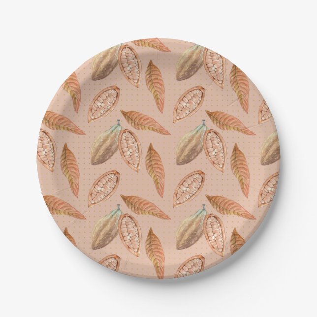 Snapdragon Flower Paper Plate (Front)