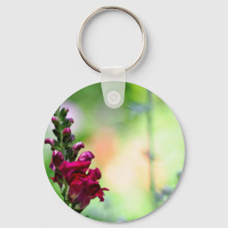 Snapdragon Flowers Keychain