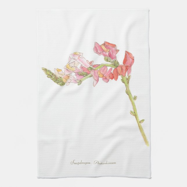 Snapdragon  kitchen towel (Vertical)