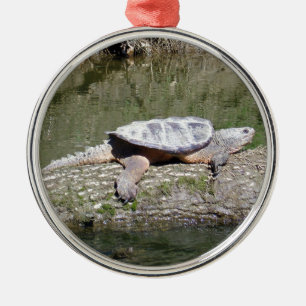 Snapping Turtle Metal Ornament