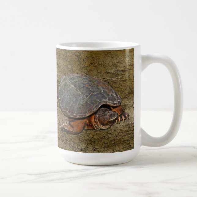 Snapping Turtle Terrapin-lover Gift Coffee Mug (Right)