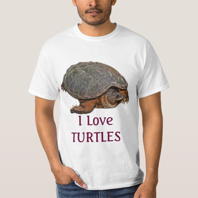 Snapping Turtle Terrapin-lover Gift T-Shirt (Front)