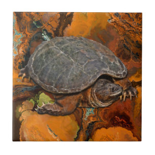Snapping Turtle Terrapin-lover Gift Tile