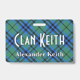 Snappy Clan Keith Tartan Badge