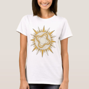 Snappy Silver ABSTRACT ART Abstract Design T-Shirt