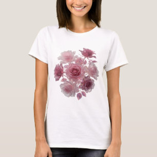 Snappy Silver GLAMOROUS ROSES Tee
