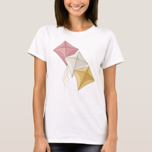 Snappy Silver KITE FLYING Slogan Design T-Shirt