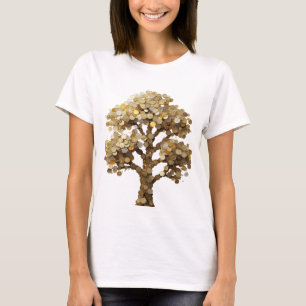 Snappy Silver TREE OF MONEY Custom Design T-Shirt