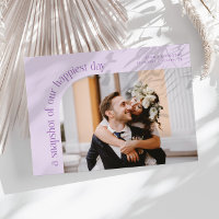 Snapshot Happiest Day Lilac Wedding Photo
