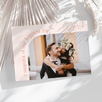Snapshot Happiest Day Peach Wedding Photo