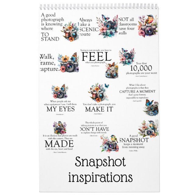 Snapshot inspirations calendar (Cover)