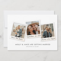 Snapshots Save the Date Card