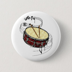 Snare Drum 2 Inch Round Button