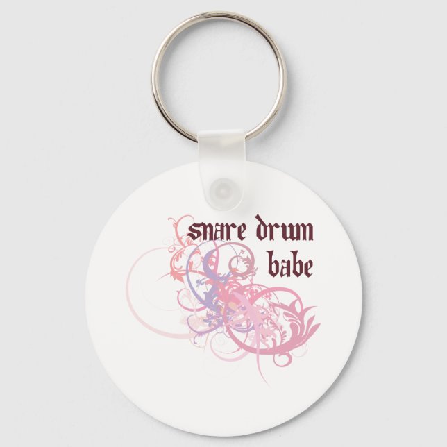 Snare Drum Babe Keychain (Front)