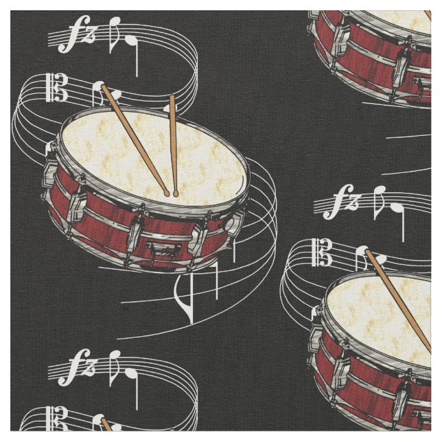 Snare Drum Fabric- Dark Fabric (Close Up)