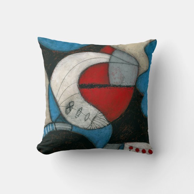 Snare Drum Throw Pillow (Front)