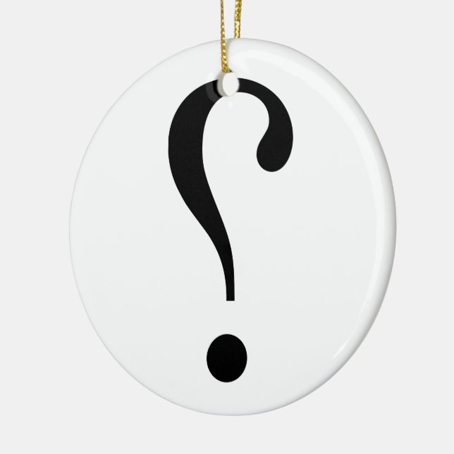 sNARK mARK {ironicon} Ceramic Ornament (Left)