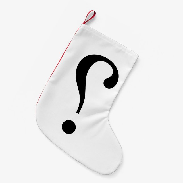 sNARK mARK {ironicon} Small Christmas Stocking (Front (Hanging))