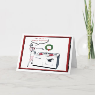 Snarkalicious Christmas Card No Major Appliances