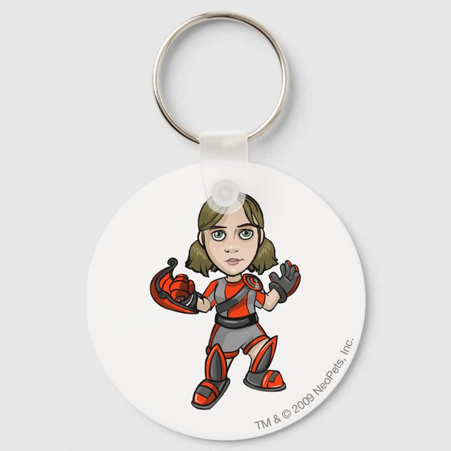 Snarkie Virtupets Space Station Staff Player Keychain (Front)