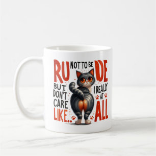Snarky Cat  – Sassy Like Don't Care At All Tri-Ble Coffee Mug
