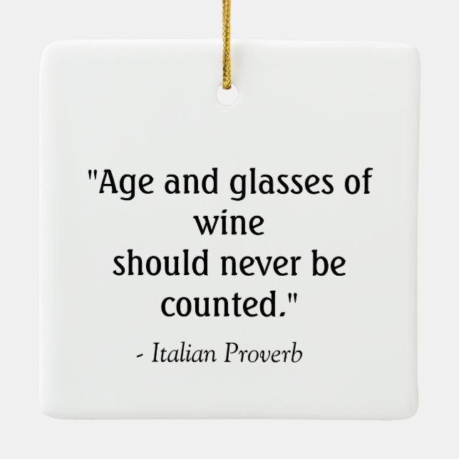 Snarky Deer & Goose Wine Ornament (Back)