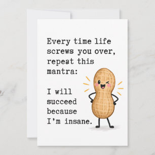 Snarky Encouragement Card Funny Motivational