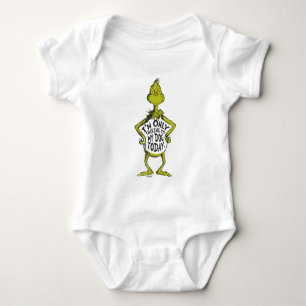 Snarky Grinch   Funny I'm Only Talking to My Dog T Baby Bodysuit