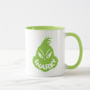 Snarky Grinch   Grinch Face Mug