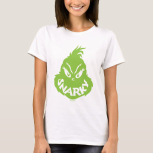 Snarky Grinch   Grinch Face T-Shirt