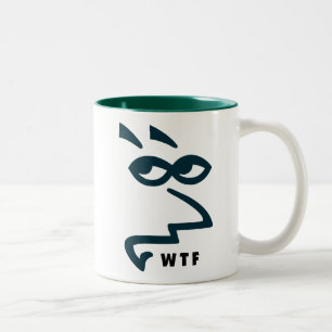 Snarky Lady WTF Coffee Mug