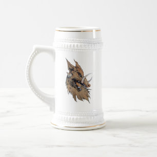 Snarling Graeko Beer Stein