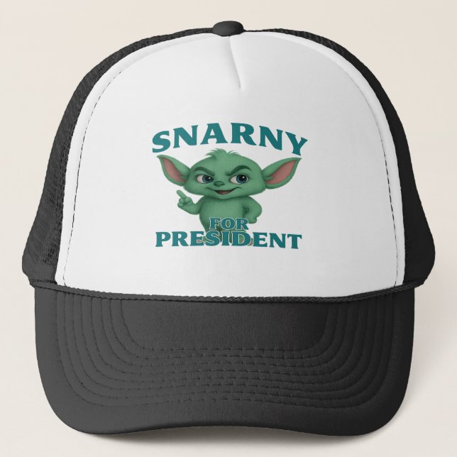 Snarny Friend™ – For President Edition Trucker Hat (Front)