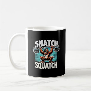 Snatch Squatch - Funny Weightlifting Coffee Mug