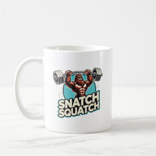 Snatch Squatch - Funny Weightlifting Coffee Mug