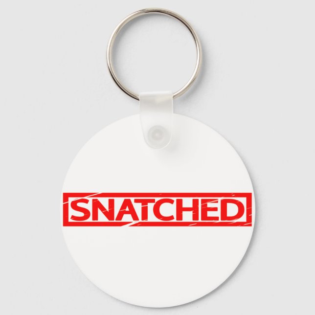 Snatched Stamp Keychain (Front)