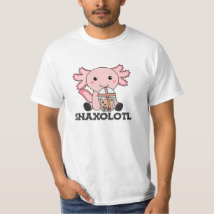 Snaxolotl Axolotl Bubble Tea Lovers Sweet Animals T-Shirt