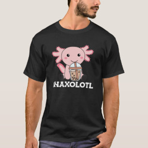 Snaxolotl Axolotl Bubble Tea Lovers Sweet Animals T-Shirt