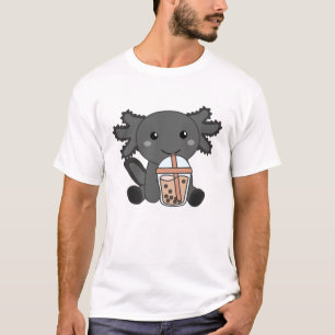 Snaxolotl Axolotl Bubble Tea Lovers Sweet Animals T-Shirt