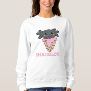 Snaxolotl Axolotl Lovers Sweet Animals Ice Cream Sweatshirt