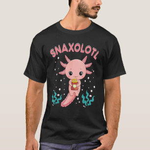 Snaxolotl Cute Axolotl French Fries Food Lover Ani T-Shirt