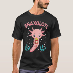 Snaxolotl Cute Axolotl French Fries Food Lover Ani T-Shirt
