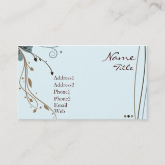 Snazzy Business Card