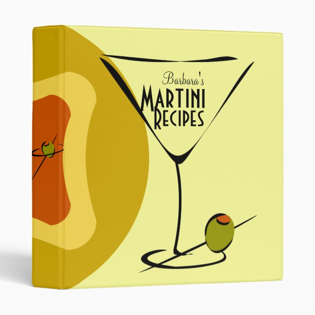 Snazzy Martini Time Binder (Front/Spine)
