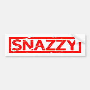 Snazzy Stamp Bumper Sticker