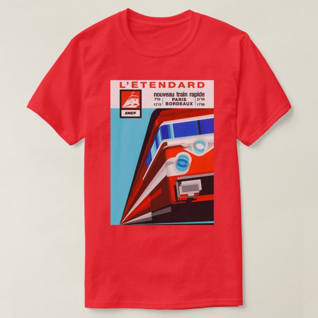 SNCF Bordeaux 1968 T-Shirt (Design Front)